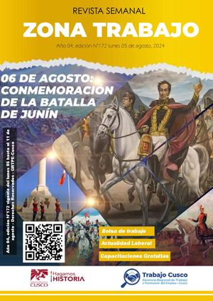 Revista de Empleo "Zona Trabajo Cusco" - Edición N°172