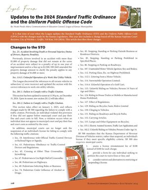 Legal Forum: 2024 STO/UPOC