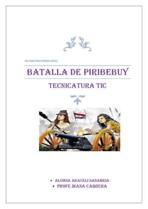 Batalla De Piribebuy
