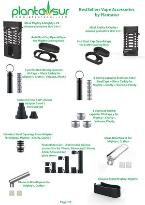 Bestsellers Vape Accessories by Plantasur