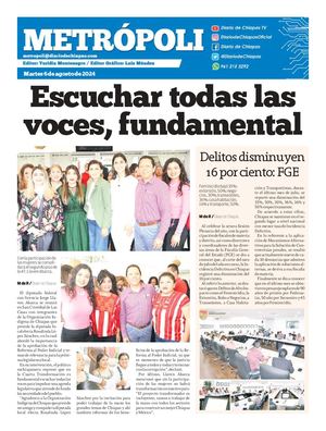 Metrópoli Martes 06 De Agosto De 2024