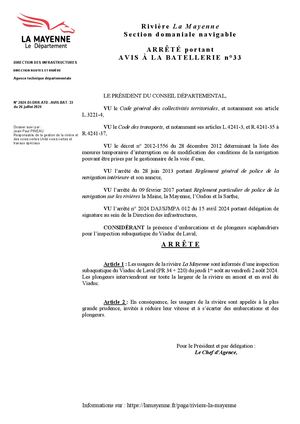 N° 2024-DI-DRR-ATD--AVIS-BAT-33 du 26 juillet 2024