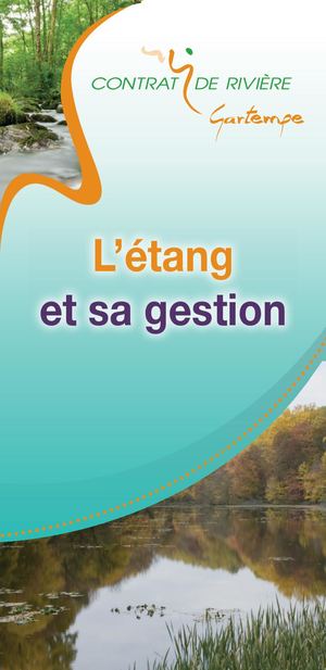 Plaquette gestion étang
