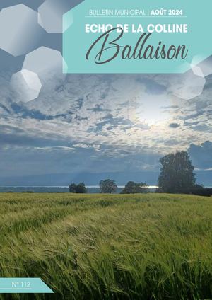 Echo De La Colline - 08/2024