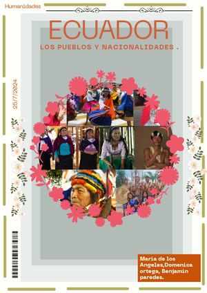 Los Pueblos Y Nacionalidades Del Ecuador