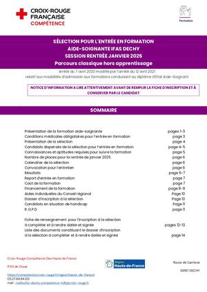 Dossier Selection AS DECHY RENTREE jANVIER 2025