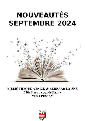 Catalogue Nouveautés Septembre 2024