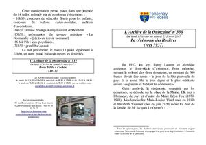 AMFAR A15 330 La cérémonie des Rosières (1937)