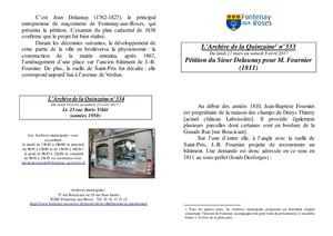 AMFAR A15 333 La pétition du Sieur Delaunay pour monsieur Fournier (1811)