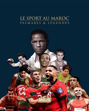Maquette Beau Livre Sur Le Sport Au Maroc