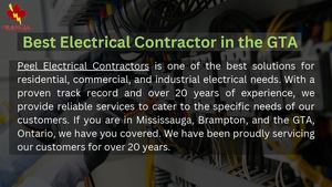 Wide range of  Electrical Services by Peel Electrical Contractors