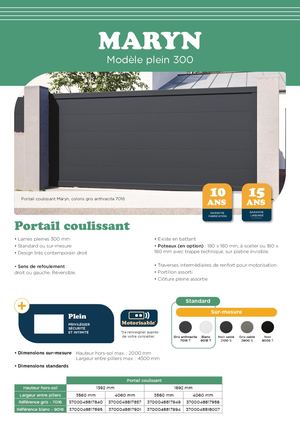 Fiche produit Maryn coulissant