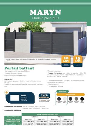 Fiche produit Maryn battant