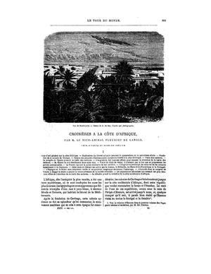 Croisières à la côte d'Afrique, par M. le vice-amiral Fleuriot de Langle, 1876