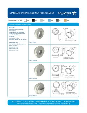 ENxxx ENBxxx ENCxxx ENDxxx - Standard Eyeball And Nut Replacement