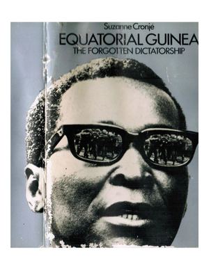 Equatorial Guinea The Forgotten Dictatorship Par Suzanne Cronje 1976