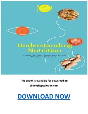 Understanding Nutrition 5th Edition Pdf