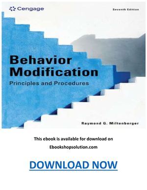 Behavior Modification 7th Edition Pdf