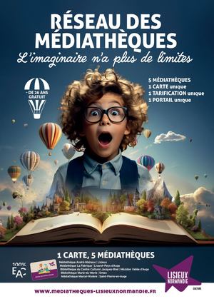 Réseau des Médiathèques Lisieux Normandie - Guide du lecteur 2024