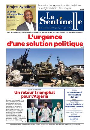 La Sentinelle Du 12 Aout 2024