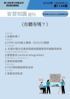 WEEKLY NEWS 1144 INDEX