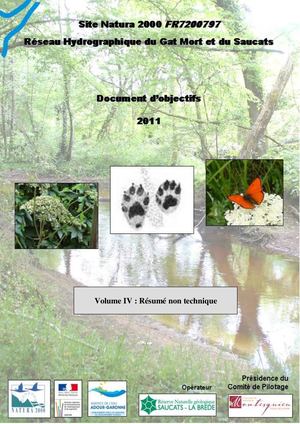 DOCOB - Réseau hydrographique du Gât Mort et du Saucats – FR7200797