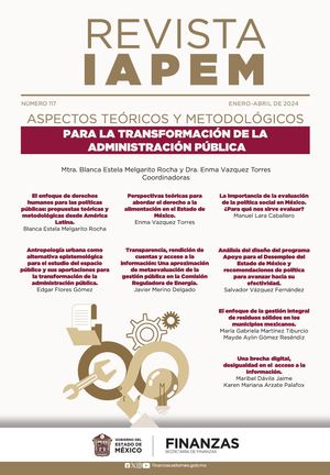 Revista Iapem 117: Aspectos teóricos y metodológicos para la transformación de la administración pública