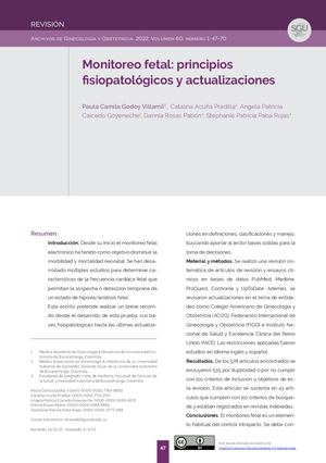 Monitoreo fetal: principios fisiopatológicos y actualizaciones