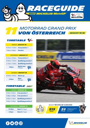 EN - Motorrad Grand Prix von Österreich - Raceguide (EN)