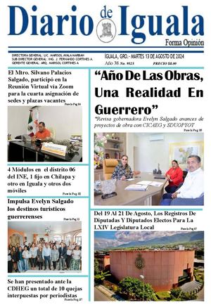 Martes 13 De Agosto De 2024 Diario De Iguala