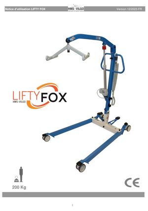 Notice Lifty Fox A5 12 23 Hms