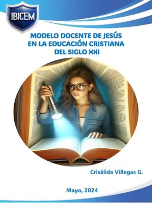 86. Modelo Docente de Jesús  en la Educación Cristiana  del Siglo XXI