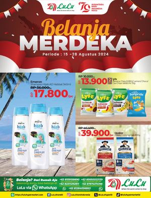 Katalog Belanja Merdeka 15 - 28 Agustus 2024