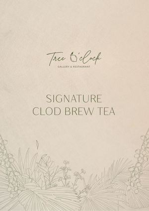 Drinks Menu At Tree O'clock