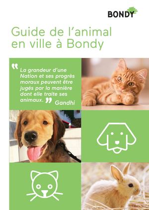 Guide de l'animal en ville à Bondy