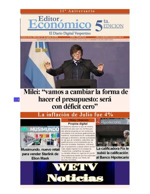 Editor 14 De Agosto De 2024