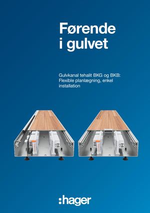 Hager Tehalit BKG BKB gulvkanaler