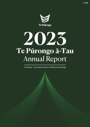 Te Pūkenga Annual Report 2023