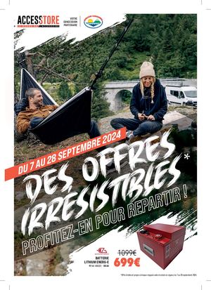 OP OFFRES IRRESISTIBLES DU 7 AU 28 SEPTEMBRE