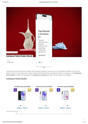 Azerbaycan Telefon Fiyatları (Güncel) Karekod Blog