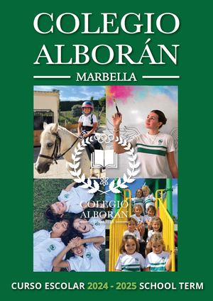 Guía escolar del Colegio Alborán de Marbella. Curso 2024-25