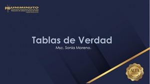 Plantilla Presentaciones Acreditación Tablas De Verdad