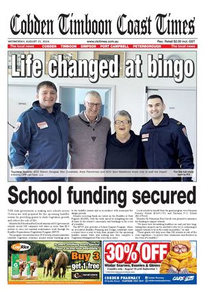 Cobden Timboon Coast Times, August 21, 2024