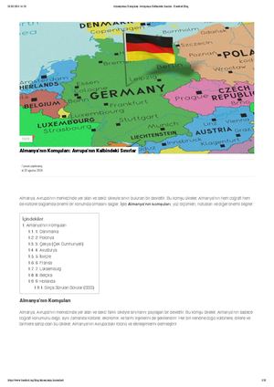 Almanya'nın Komşuları