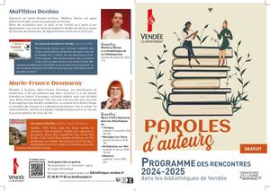 Paroles Auteurs 2024-2025