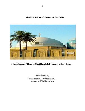 Muslim Saints Of South India