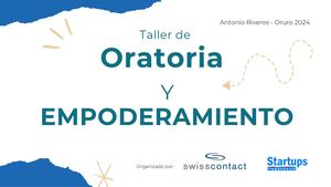 Oratoria Swisscontact Oruro 2024