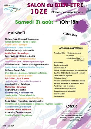 Salon bien être JOZE - présentation