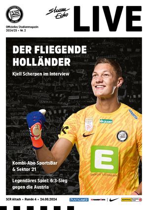 SturmEcho LIVE 2024/25, Nr. 2: Sturm –  SCR Altach