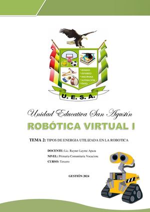 Tipos De Energia Utilizada En La Robotica